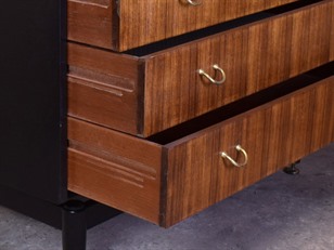 G Plan Tola & Black Chest of Drawers